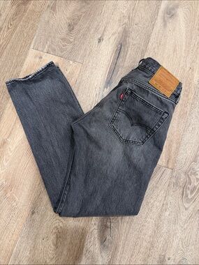 Levi's Men's Washed Black Straight Jeans